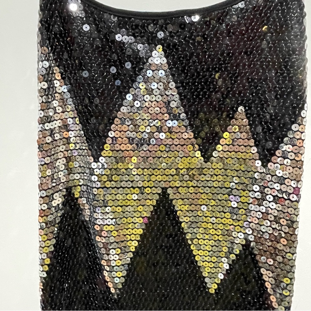 Spaghetti Strap Sequin Front Top. - image 6